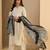 Off-white cotton poly plain kurta set