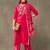 women embroidered regular thread work cotton kurta with palazzos & with dupatta