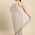 grey grey floral pure chiffon saree