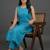 women ethnic motifs embroidered regular thread work kurta with trousers