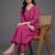 women regular kurta with trousers