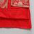 red woven cotton silk kurta set