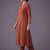 women regular thread work kurta with trousers