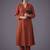 women regular thread work kurta with trousers