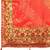red bandhani gotta patti pure chiffon saree