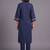 women embroidered regular thread work kurta with trousers