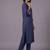 women embroidered regular thread work kurta with trousers