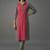 women striped regular kurta with trousers