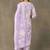 women floral printed regular cotton kurta with trousers & with dupatta