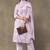 women floral printed regular cotton kurta with trousers & with dupatta