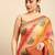 olive bandhani gotta patti pure chiffon saree