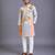 Multicolor printed cotton silk kurta set