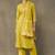 women ethnic motifs printed regular cotton kurta with palazzos & with dupatta
