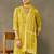 women ethnic motifs printed regular cotton kurta with palazzos & with dupatta