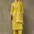women ethnic motifs printed regular cotton kurta with palazzos & with dupatta