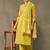 women ethnic motifs printed regular cotton kurta with palazzos & with dupatta