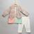 Pink mint green cotton silk Men Kurta Set