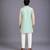 Pink mint green cotton silk Men Kurta Set