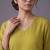 women ethnic motifs embroidered regular thread work kurta with trousers
