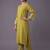 women ethnic motifs embroidered regular thread work kurta with trousers