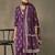 women ethnic motifs printed regular cotton kurta with trousers & with dupatta