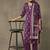 women ethnic motifs printed regular cotton kurta with trousers & with dupatta
