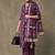 women ethnic motifs printed regular cotton kurta with trousers & with dupatta