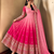Designer pink shaded long flared anarkali suit set for women