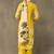 women floral printed regular cotton kurta with trousers & with dupatta