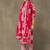 women floral printed regular cotton kurta with trousers & with dupatta