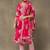 women floral printed regular cotton kurta with trousers & with dupatta