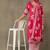 women floral printed regular cotton kurta with trousers & with dupatta