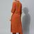 women regular silk crepe kurta with trousers