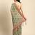 green gotta patti poly georgette bandhani saree