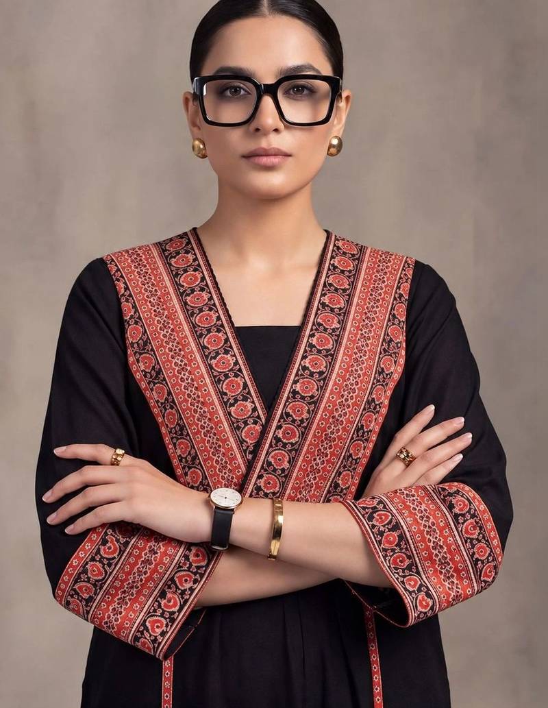 women printed regular cotton kurta with trousers & with dupatta
