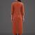 women ethnic motifs embroidered regular mirror work kurta with trousers