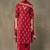 women ethnic motifs printed regular cotton kurta with trousers & with dupatta
