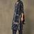 women ethnic motifs printed regular cotton kurta with trousers & with dupatta