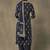 women ethnic motifs printed regular cotton kurta with trousers & with dupatta
