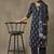 women ethnic motifs printed regular cotton kurta with trousers & with dupatta