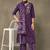 women embroidered regular thread work cotton kurta with palazzos & with dupatta