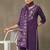 women embroidered regular thread work cotton kurta with palazzos & with dupatta