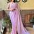 lavender embellished sequinned designer saree