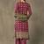 women ethnic motifs printed regular cotton kurta with trousers & with dupatta