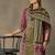 women ethnic motifs printed regular cotton kurta with trousers & with dupatta