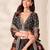 Black Art Silk Semi Stitched Lehenga Choli with Embroidery Work