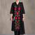 women floral embroidered regular thread work cotton kurta with trousers & with dupatta