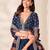 Navy Art Silk Semi Stitched Lehenga Choli with Embroidery Work