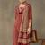 women ethnic motifs printed regular cotton kurta with palazzos & with dupatta