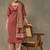 women ethnic motifs printed regular cotton kurta with palazzos & with dupatta